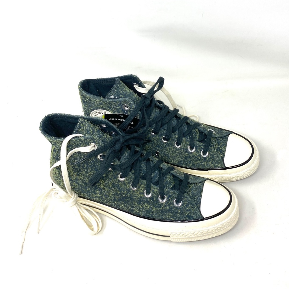 Converse Chuck 70 High Top Seaweed Women's Suede Sneakers Skate Size 172146C - Picture 3 of 8